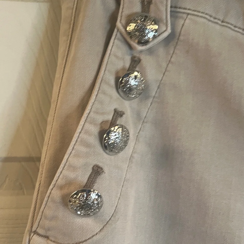 NWT White House Black Market SANDSTONE lHigh-Rise Wide-Leg Pants - Picture 4 of 11